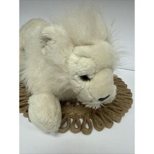 RARE Magnussen Home White Lion 20" Plush